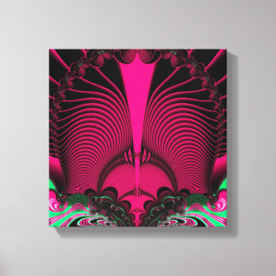 Impressão Em Tela Fractal magnífico das reflexões do nascer do sol