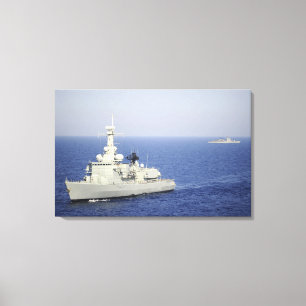 Impressão Em Tela Fragata portuguesa NRP Bartolomeu Dias do marinho