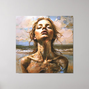 Impressão Em Tela Fragmentos "Ophira" do mar