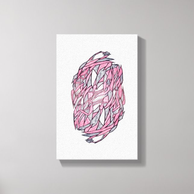 Impressão Em Tela Fragments of Light – Modern Geometric Abstract Ca (Frente)