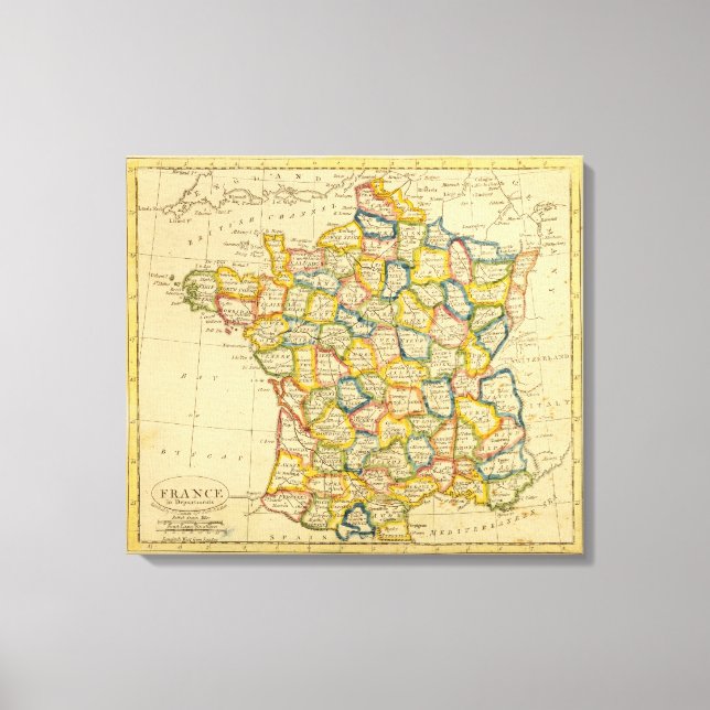 Impressão Em Tela França 7 (Frente)