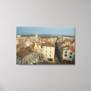 Impressão Em Tela França, Arles, Provence, vista da cidade