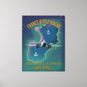 Impressão Em Tela França Para poster de férias de Espanha