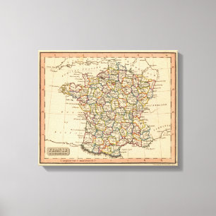 Impressão Em Tela France, departamentos