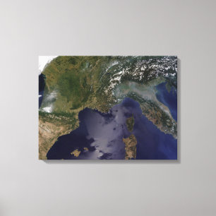 Impressão Em Tela France e norte do sul Italia