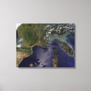 Impressão Em Tela France e norte do sul Italia