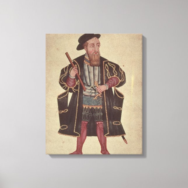 Impressão Em Tela Francisco de Almeida, ilustração (Frente)