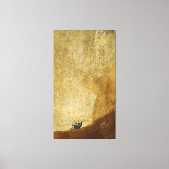 Impressão Em Tela Francisco Goya - O Cachorro (Frente)