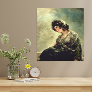 Impressão Em Tela Francisco Jose de Goya y Lucientes o Milkmaid