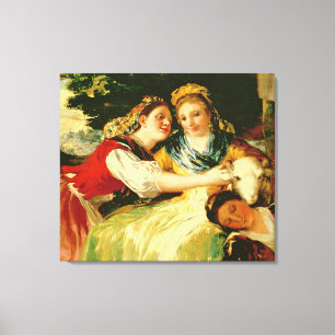 Impressão Em Tela Francisco Jose de Goya y Lucientes o Washerwom