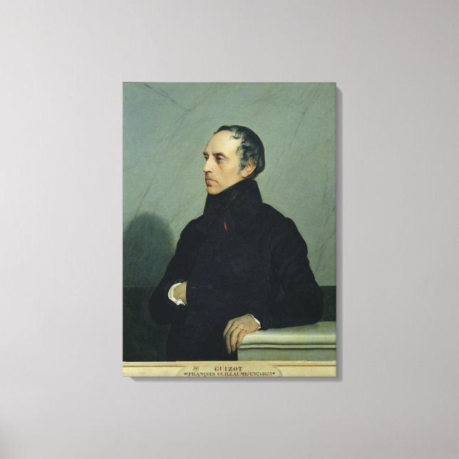Impressão Em Tela Francois Guizot (Frente)