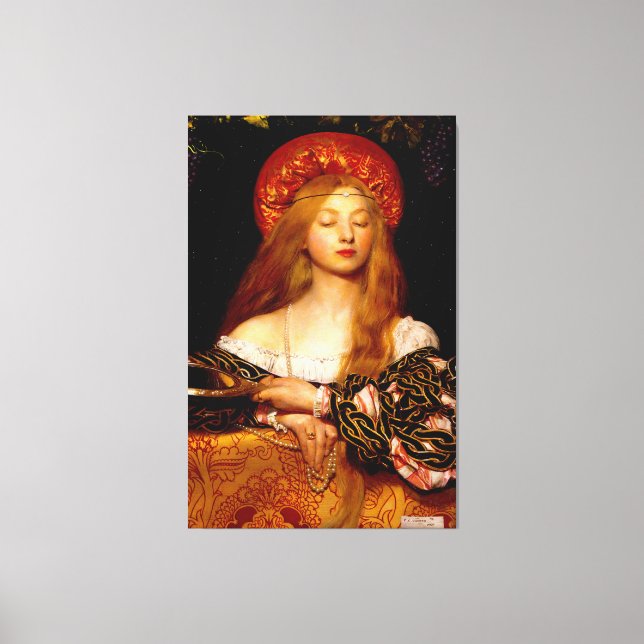 Impressão Em Tela FRANK CADOGAN COWPER | VANIDADE 1907 Pré-Raphaelit (Frente)