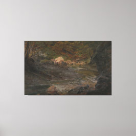 Impressão Em Tela Frederic Edwin Church - Cena da Floresta