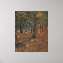 Impressão Em Tela Frederic Edwin Church - Cena Florestal