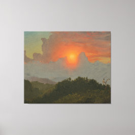Impressão Em Tela Frederic Edwin Church - Céus Nublados 