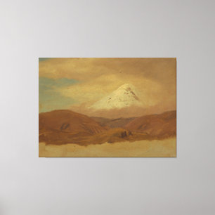 Impressão Em Tela Frederic Edwin Church - Equador, Mt. Chimborazo