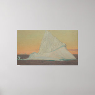 Impressão Em Tela Frederic Edwin Church - Iceberg e Flor de Gelo