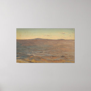 Impressão Em Tela Frederic Edwin Church - Maine, Lago Katahdin