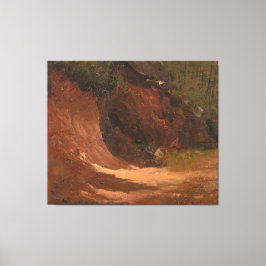 Impressão Em Tela Frederic Edwin Church - Paisagem de Inverno, Vista