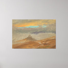 Impressão Em Tela Frederic Edwin Church - Paisagem de Inverno, Vista