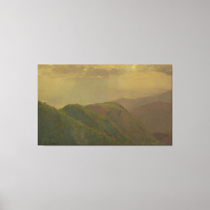 Impressão Em Tela Frederic Edwin Church - Paisagem na Jamaica, Oeste