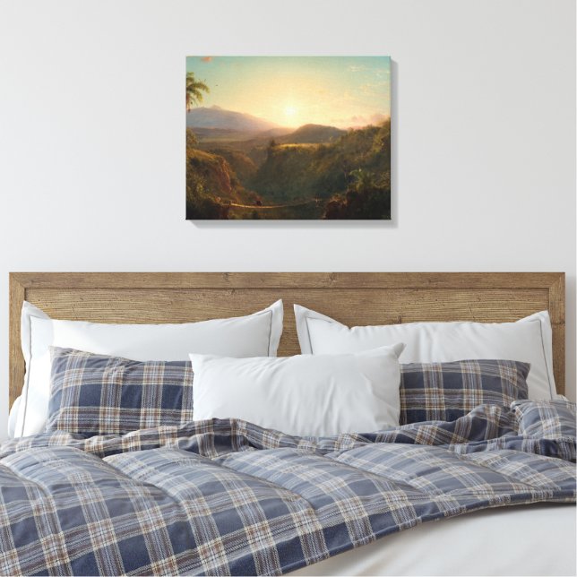 Impressão Em Tela Frederic Edwin Church - Pichincha (Insitu(Quarto))