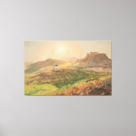 Impressão Em Tela Frederic Edwin Church - Vista da Acrópole