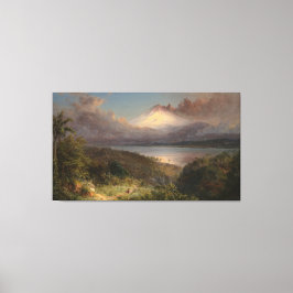 Impressão Em Tela Frederic Edwin Church - Vista do Cotopaxi 