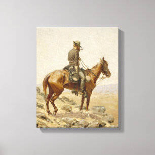 Impressão Em Tela Frederic Remington - A Pesquisa