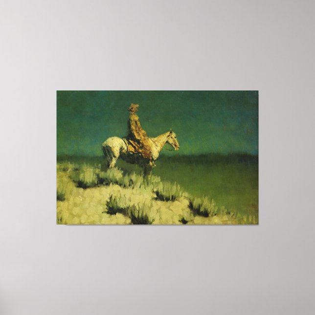Impressão Em Tela Frederic Remington's The Night Herder (cerca de 19 (Frente)