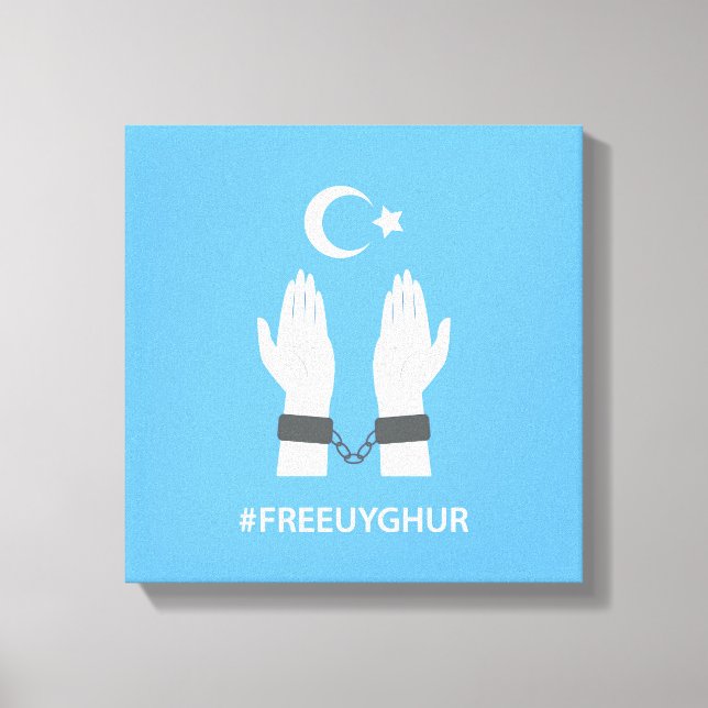 IMPRESSÃO EM TELA #FREEUYGHUR (Frente)