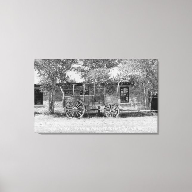 Impressão Em Tela Freght Wagon Scene (Frente)