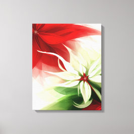 Impressão Em Tela Frequência de Florescimento de Natal Poinsettia Sa