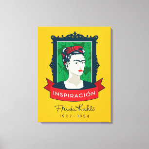 Impressão Em Tela Frida Kahlo   Inspiraci � n
