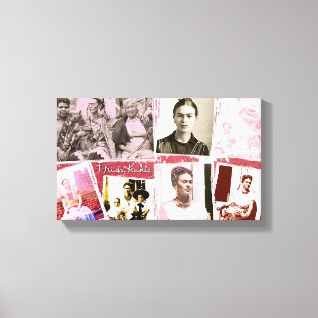 Impressão Em Tela Frida Kahlo Photo Montage (Frente)