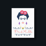 Impressão Em Tela Frida Kahlo | Viva México<br><div class="desc">Frida Kahlo foi uma icônica artista mexicana fortemente inspirada pelas cores vibrantes e simbolismo da cultura mexicana. Frida é lembrada por sua arte folclórica e captivadora de autorretratos. Essa abstrato papel picado inspirou design, capta a essência de seu estilo único e cultural. O seu amor pela sua herança mexicana é...</div>
