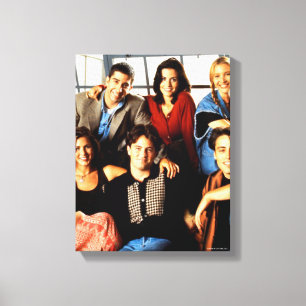 Impressão Em Tela FRIENDS™ Elenco Sentado no Apartamento de Monica