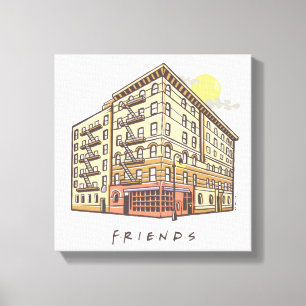 Impressão Em Tela FRIENDS™   Monica's Apartment Building