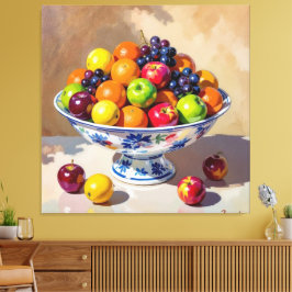 Impressão Em Tela „Frische Vielfalt – Die Kraft des Obstes“