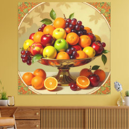 Impressão Em Tela „Frische Vielfalt – Die Kraft des Obstes“