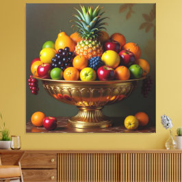 Impressão Em Tela „Frische Vielfalt – Die Kraft des Obstes“