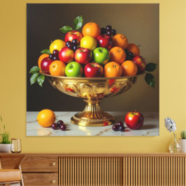 Impressão Em Tela „Frische Vielfalt – Die Kraft des Obstes“