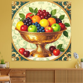 Impressão Em Tela „Frische Vielfalt – Die Kraft des Obstes“