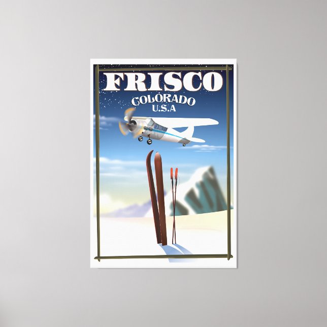 Impressão Em Tela Frisco Colorado USA poster de viagens (Frente)