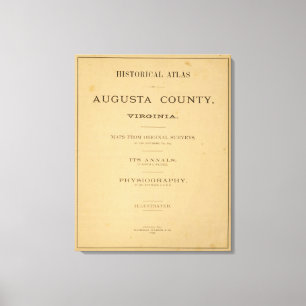 Impressão Em Tela Frontispício Augusta County, Virgínia