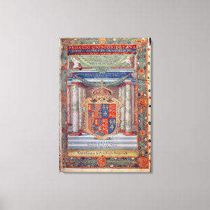 Impressão Em Tela Frontispiece a Dioscorides