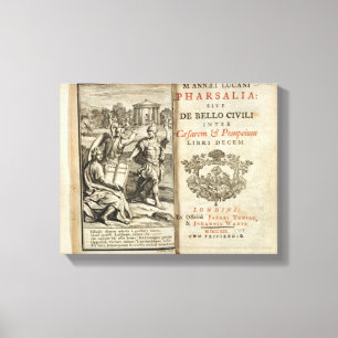 Impressão Em Tela Frontispiece 'a Pharsalia