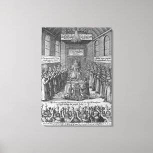 Impressão Em Tela Frontispiece ao "Vox Regis" por Thomas Scott