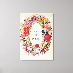 Impressão Em Tela Frontispiece de "La Guirlande de Julie", c.1642