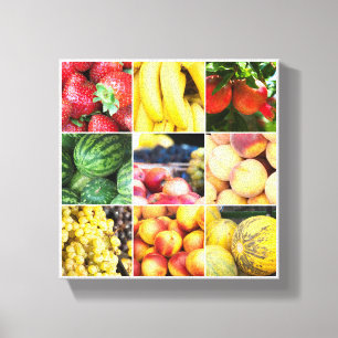 Impressão Em Tela Fruta - foto modelo
